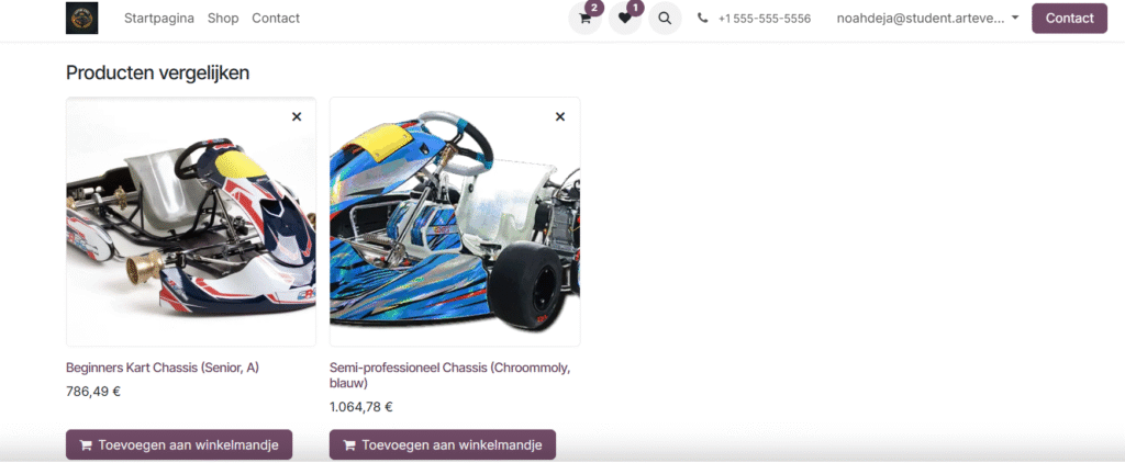 product vergelijking