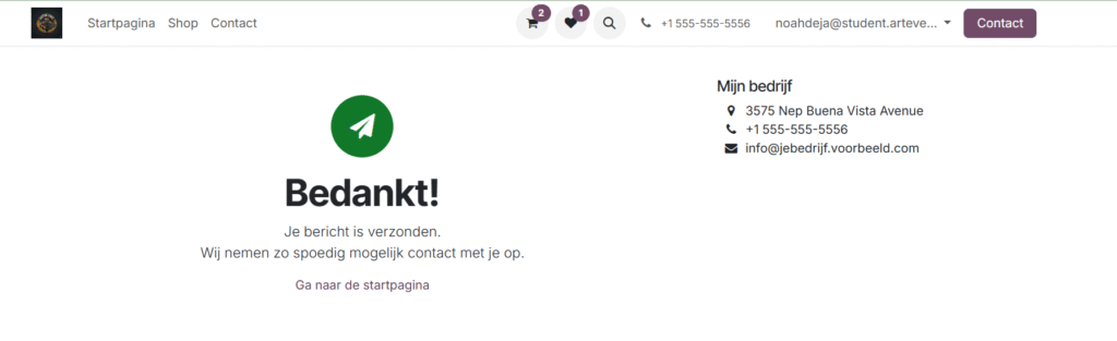 bevestiging automatic sales leads